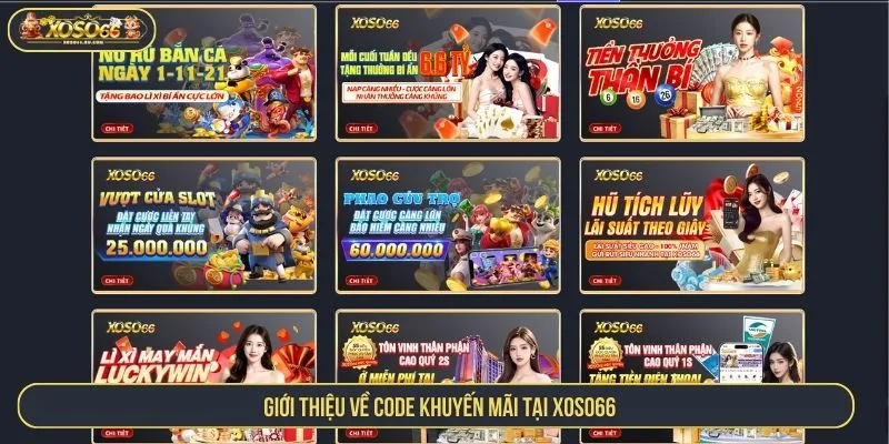 Giới thiệu về code khuyến mãi tại XOSO66