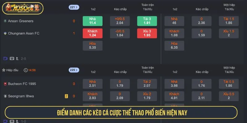 Đọc Các Kèo Cá Cược Thể Thao Chuẩn, Chơi Dễ Ăn Tiền Điểm danh các kèo cá cược thể thao phổ biến hiện nay