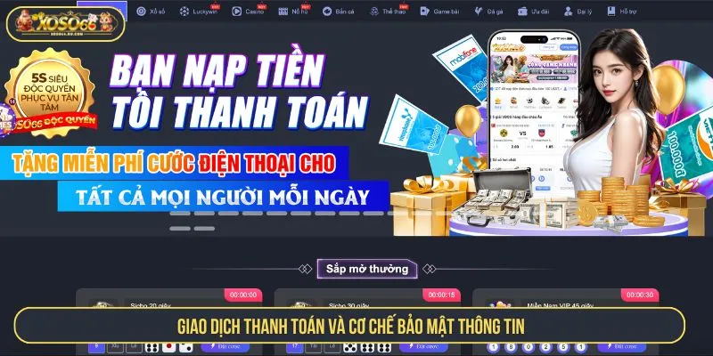 Giao dịch thanh toán và cơ chế bảo mật thông tin